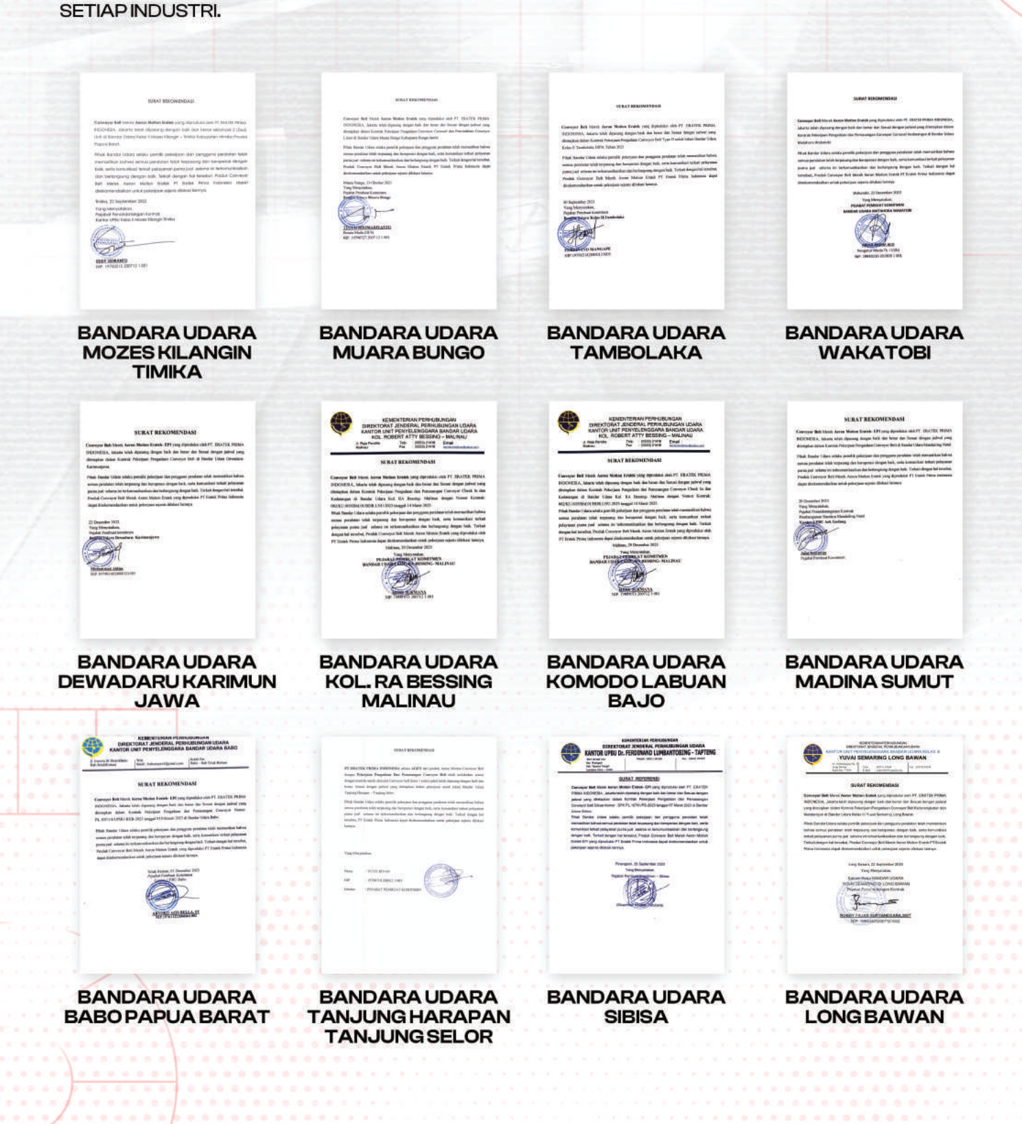 Galeri Surat Rekomendasi Bandara